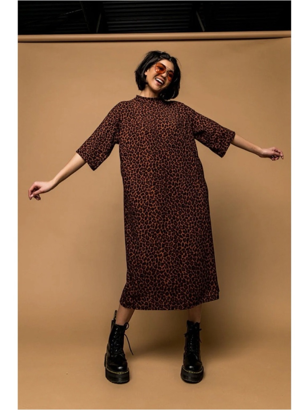 Dressed in Lala Ozzy Dress in Leopard